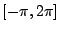 $ [-\pi,2\pi]$