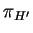 $ \pi_{H'}$